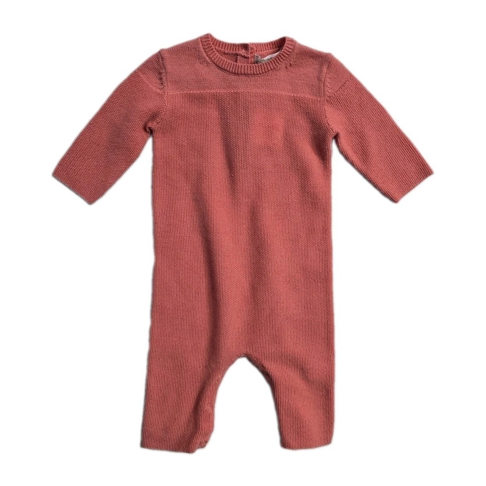 Bonpoint Baby Girls One Piece Romper Knit Wool Pink 3 Months  NWT